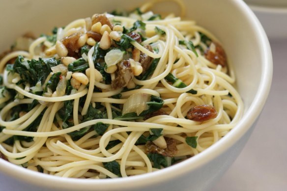 A healthy, winter pasta option.