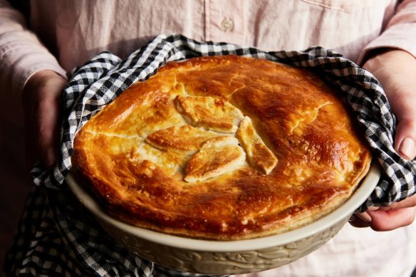 Chicken pie meets stroganoff