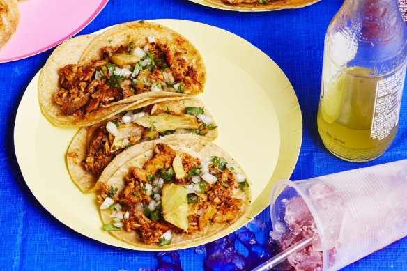 Mexican-born Rosa Cienfuegos of Itacate in Redfern uses masa harina to make tortillas for tacos.