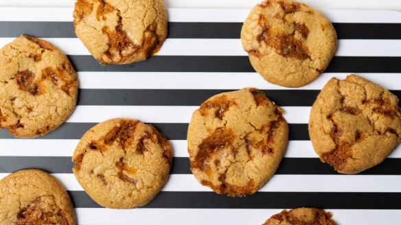 Charlotte Ree's brown butter salted caramel cookies.