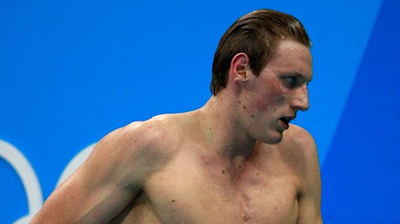 Big impact: Australian gold medallist Mack Horton.