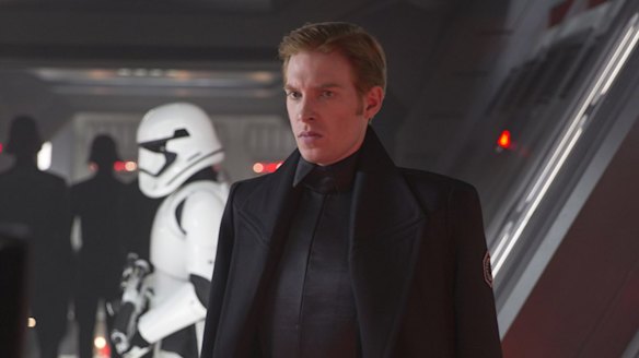 Domhnall Gleeson as General Hux in Star Wars: The Force Awakens.