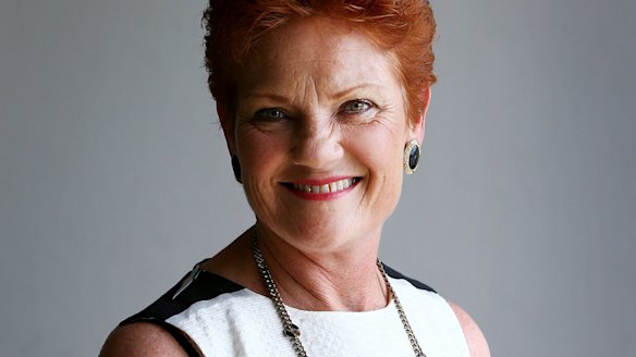 One Nation leader Pauline Hanson.
