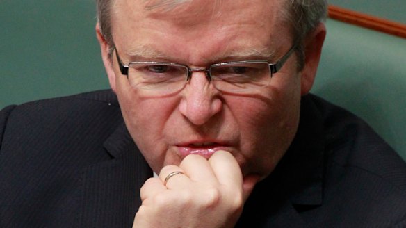 Micallef swears the character is not based on Rudd.