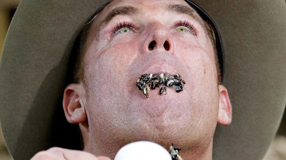 Shane Warne in <i>I'm A Celebrity Get Me Out Of Here!</i>.