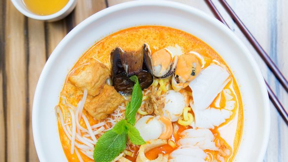 Hall of famer: Laksa King's seafood laksa (outlets in Flemington and Glen Waverley). 