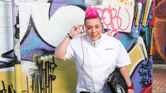 Pastry chef Anna Polyviou is planning to do a cooking demo and DJ at the same time.