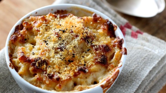 Golden and crunchy: Jill Dupleix's mac and cheese recipe.