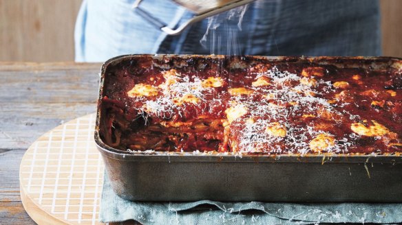 Moreish eggplant parmigiana from Justine Schofield's Simple Every Day.
