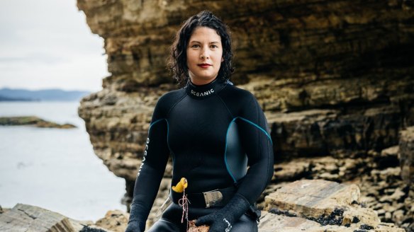 Franklin chef Analiese Gregory has developed a love affair with Tasmania, foraging and diving on her days off.