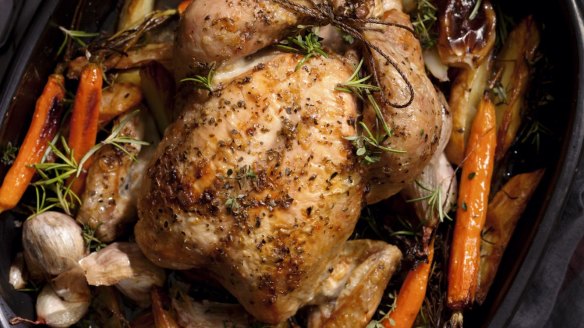 Jill Dupleix's classic roast chook.