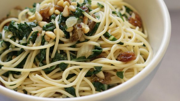 A healthy, winter pasta option.