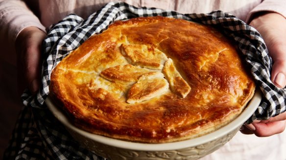 Chicken pie meets stroganoff