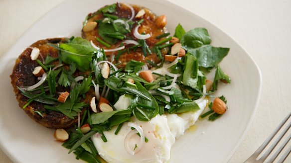 An umami-packed vegetarian brunch option.