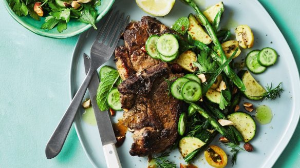 Give lamb chops a healthy spin.