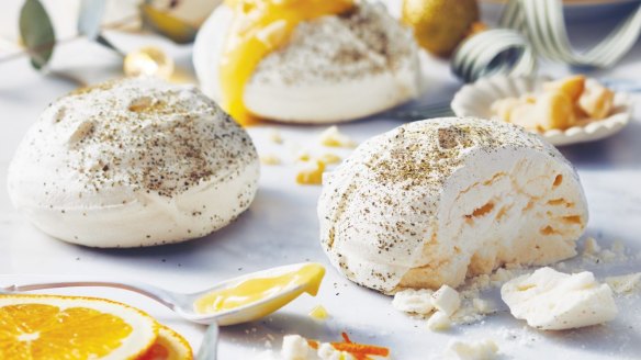 Woolworths Gold Lemon Myrtle Meringues, 72g four-pack, $6.