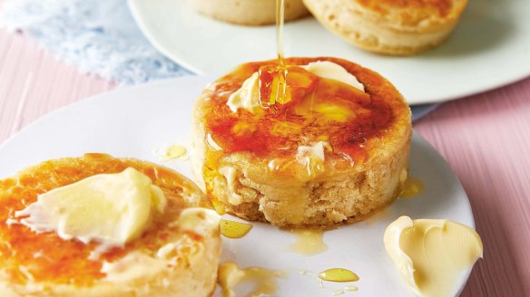 You won't believe how good freshly baked, homemade crumpets taste. 