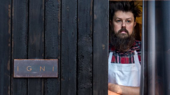 Citi Chef of the Year: Aaron Turner from Igni in Geelong.