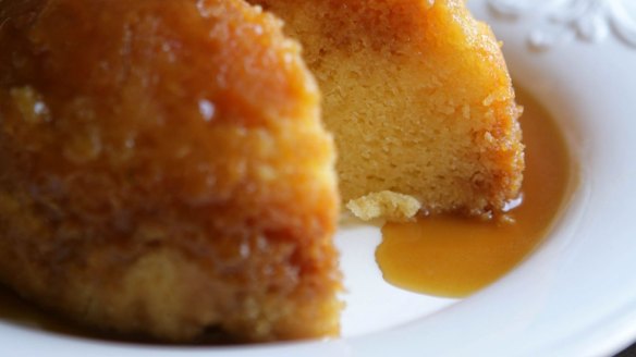 Sticky golden syrup pudding - top of Nigella's favourite comfort foods.
