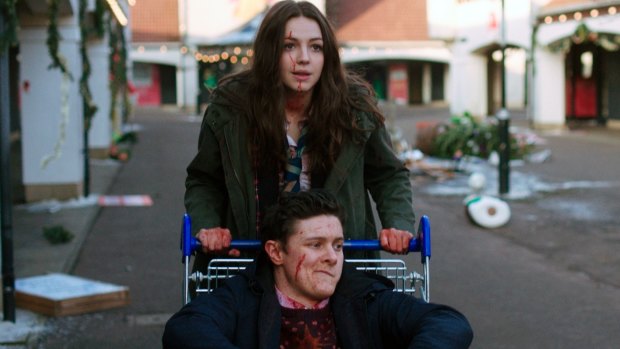 Ella Hunt and Malcolm Cumming in a scene from Anna and the Apocalypse.