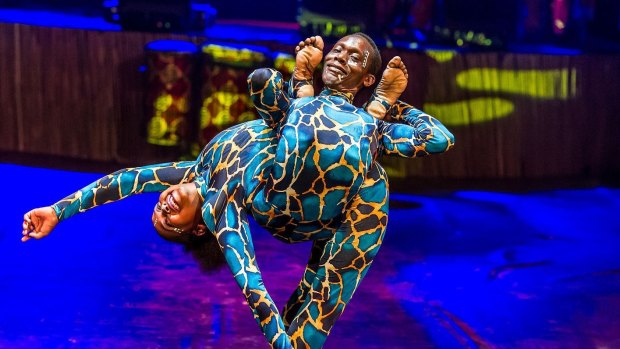 Contortionists in Cirque Africa.