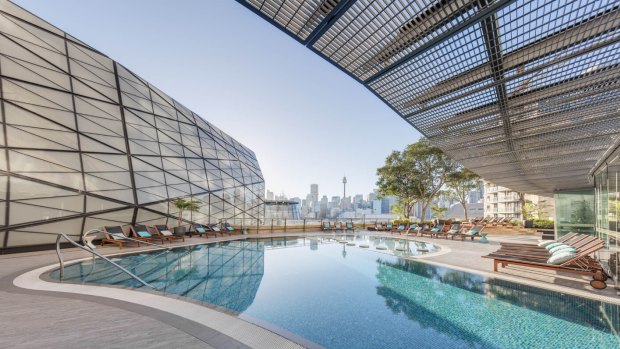 The pool at the Star Grand.