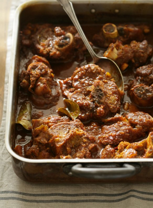 Hot and sour veal osso bucco