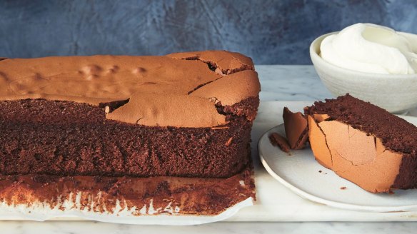 Neil Perry's flourless chocolate cake is a regular at family birthday celebrations.