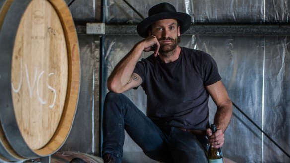 Canberra's second generation winemakers. Sam Leyshon of Mallaluka wines.