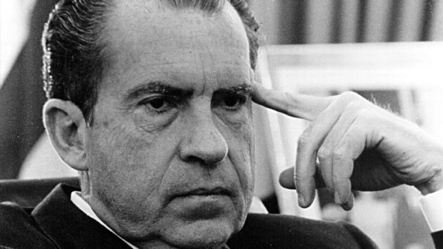Richard Nixon, who played dirty in the Watergate scandal , was at least a foreign policy statesman.