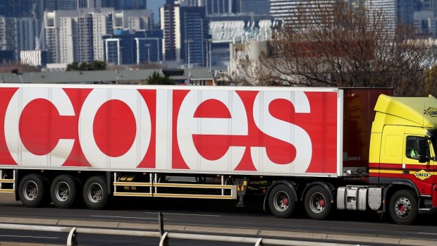 Penalty: Coles accused of heavily fining suppliers for late or short deliveries.