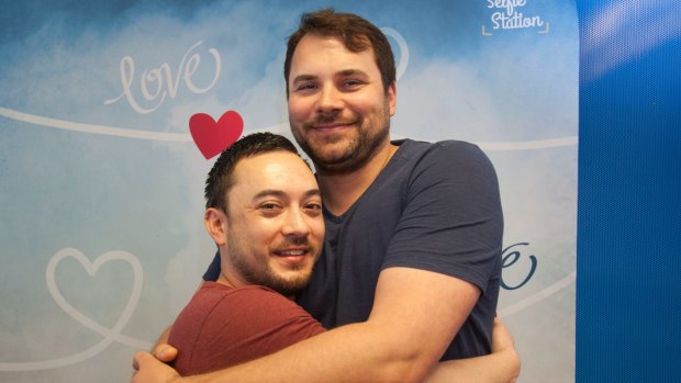 Daniel Gray-Barnett and Daniel Barnett are Sydney's first gay couple to file their intention to marry.