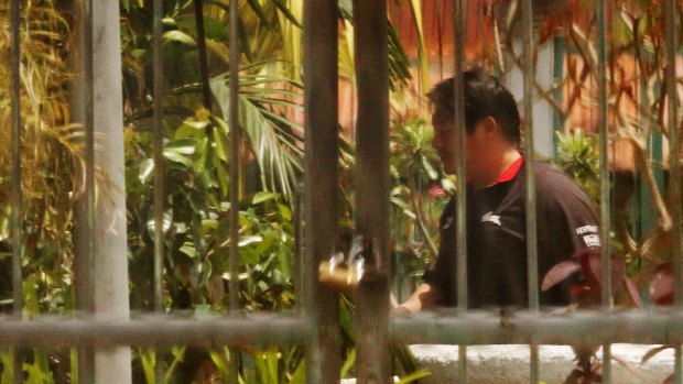 Andrew Chan, one of the Bali nine duo, photographed yesterday in Kerobokan prison.