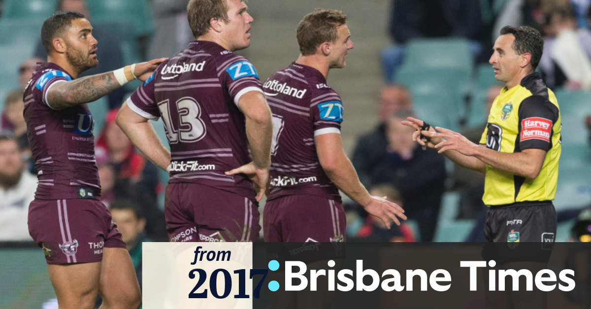 Manly Sea Eagles coach Trent Barrett fumes at NRL bunker ...