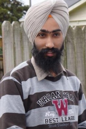 Hailed as a hero: Harman Singh, who removed his turban to help a child hit by a car.