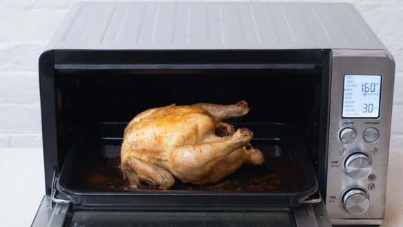 The 22-litre Breville Smart Oven is the most high-tech (and expensive), with multiple functions, but you need a dedicated bench for it. 