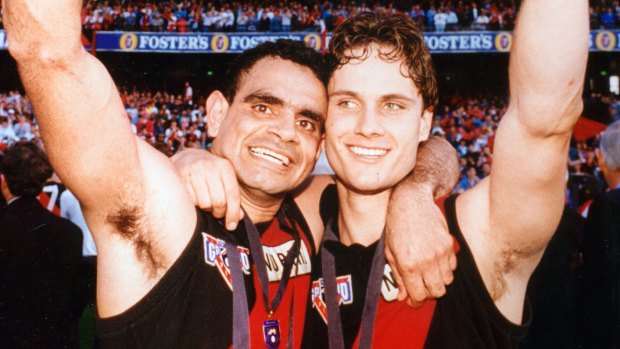 Gavin Wanganeen, with '93 Norm Smith medallist Michael Long, won a Brownlow from the back pocket. Almost certainly wouldn't happen today.