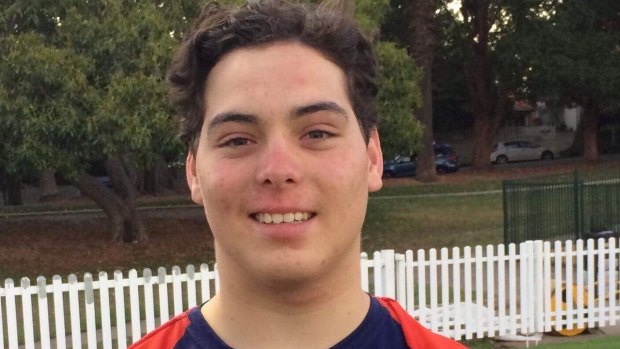 Son of a gun: Elijah Eales will make his NSW Premier Cricket debut this weekend for Mosman. 