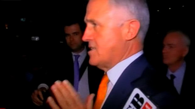 Prime Minister Malcolm Turnbull answers questions about the raids.