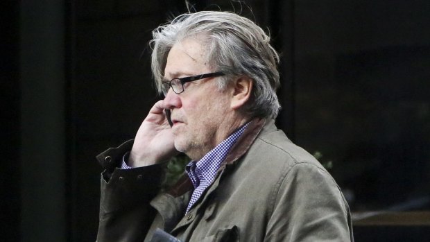 Inflammatory: Steve Bannon, chief strategist for Donal Trump.