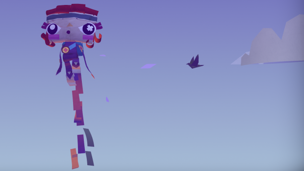 Atoi, the unique, female lead character from <i>Tearaway</i> and <i>Tearaway Unfolded</i>.