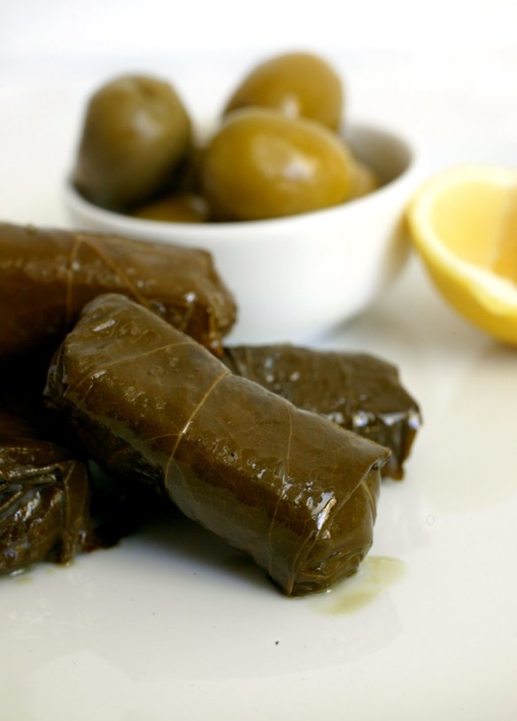 Dolmades are available in tins, too.