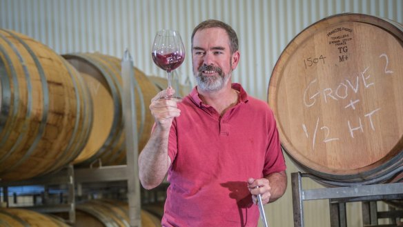 Canberra's second generation winemakers:  Tim Kirk of Clonakilla wines.