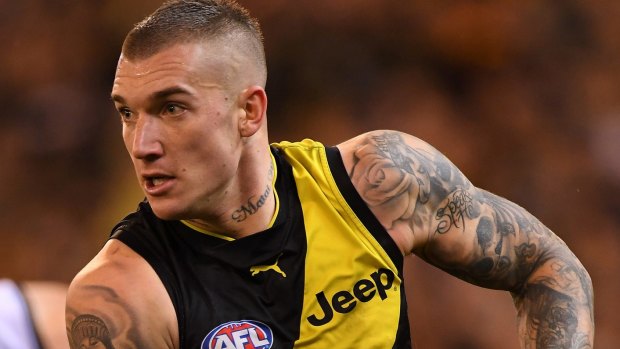 The hot Brownlow Medal favourite: Dustin Martin.