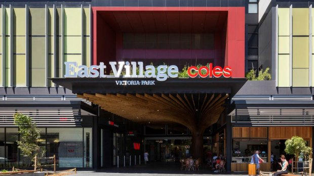 East Village retail centre in Zetland, Sydney.