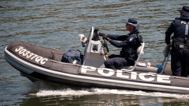 Water police are reportedly searching the Brisbane River.