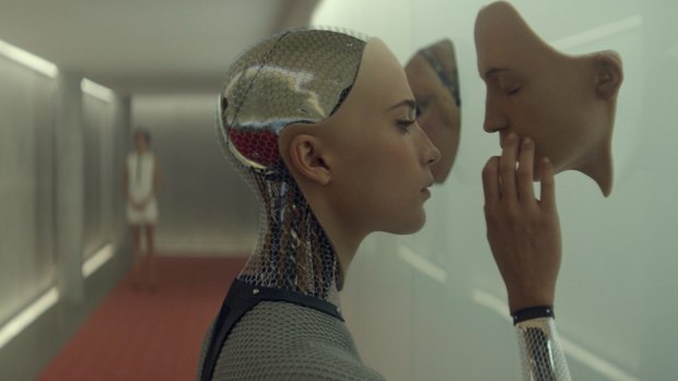Robot: Alicia Vikander as Ava in the film Ex Machina.