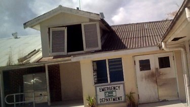 A picture of Nauru hospital supplied by an asylum seeker.