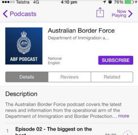 The ABF podcast.