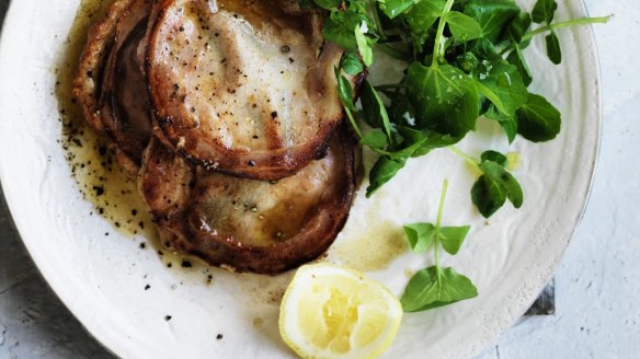 Neil Perry's pork saltimbocca.